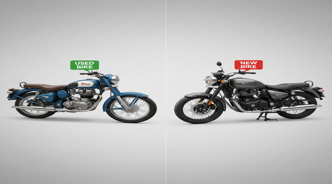 Used Bike vs New Bike: Budget Comparison | Jasraj Auto Dealers